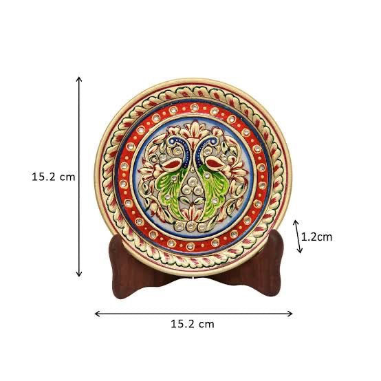 Kundan work decorative showpiece