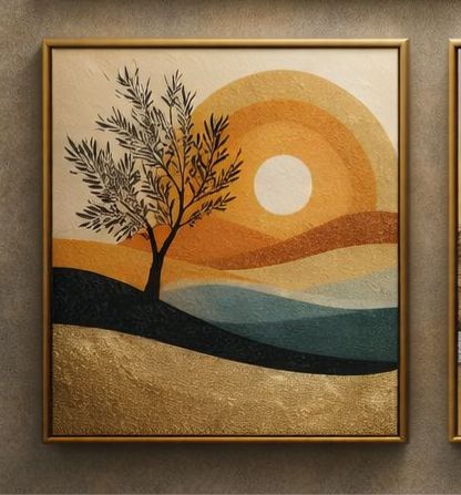 Modern textured painting