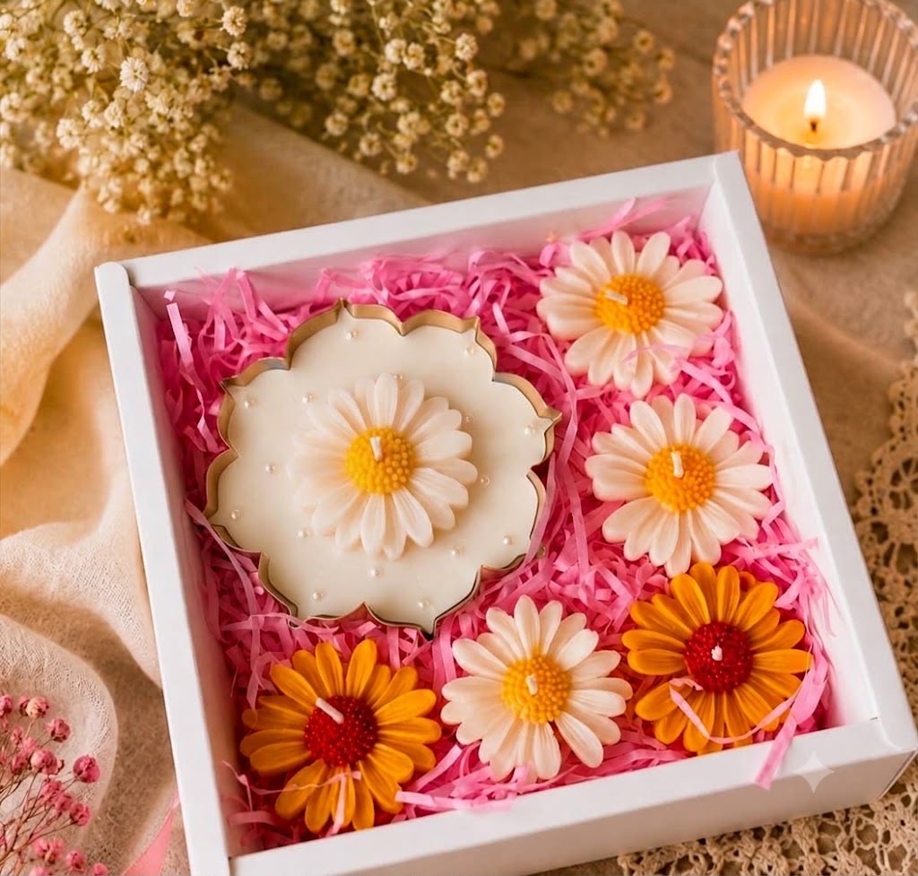 Corporate diwali hamper - candles